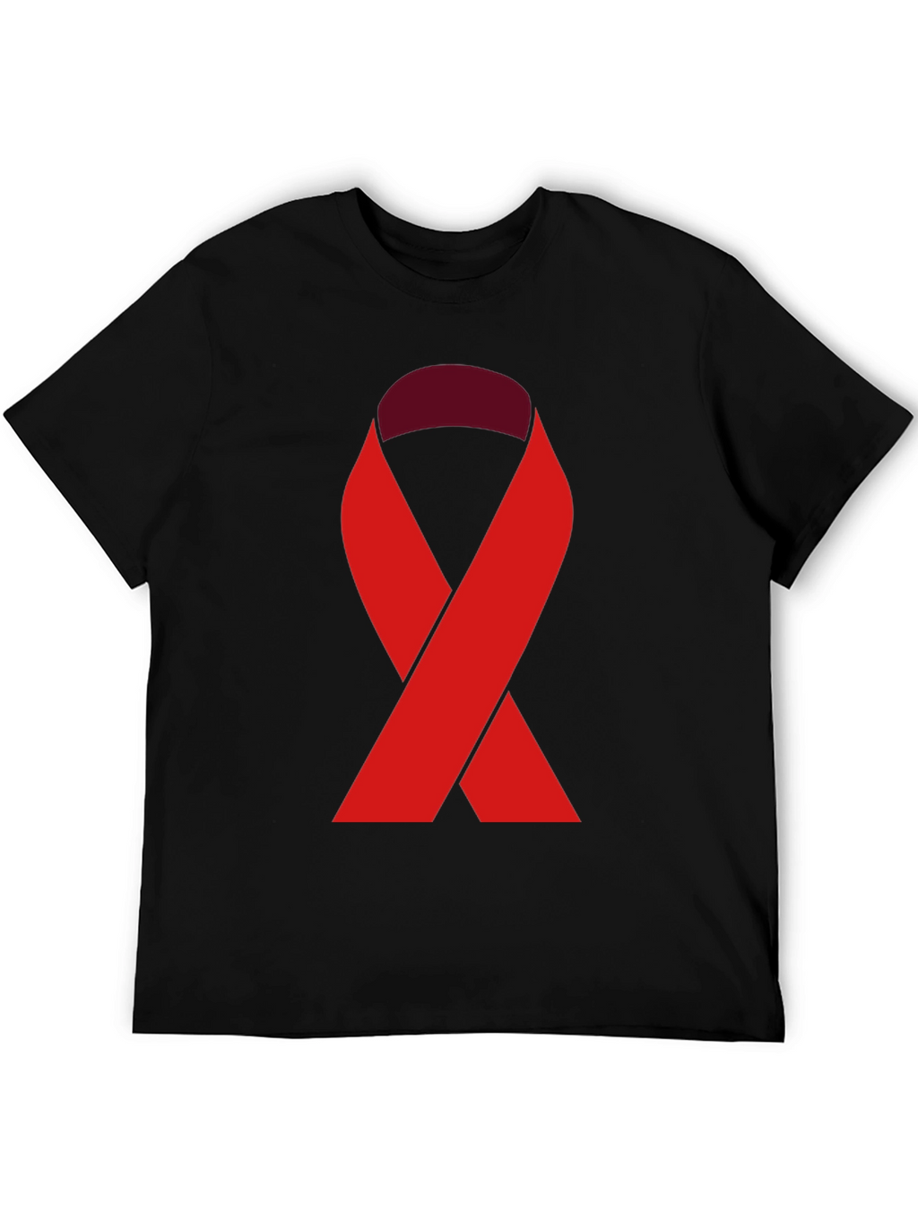 Red Ribbon Tee - Support Cause Awareness
