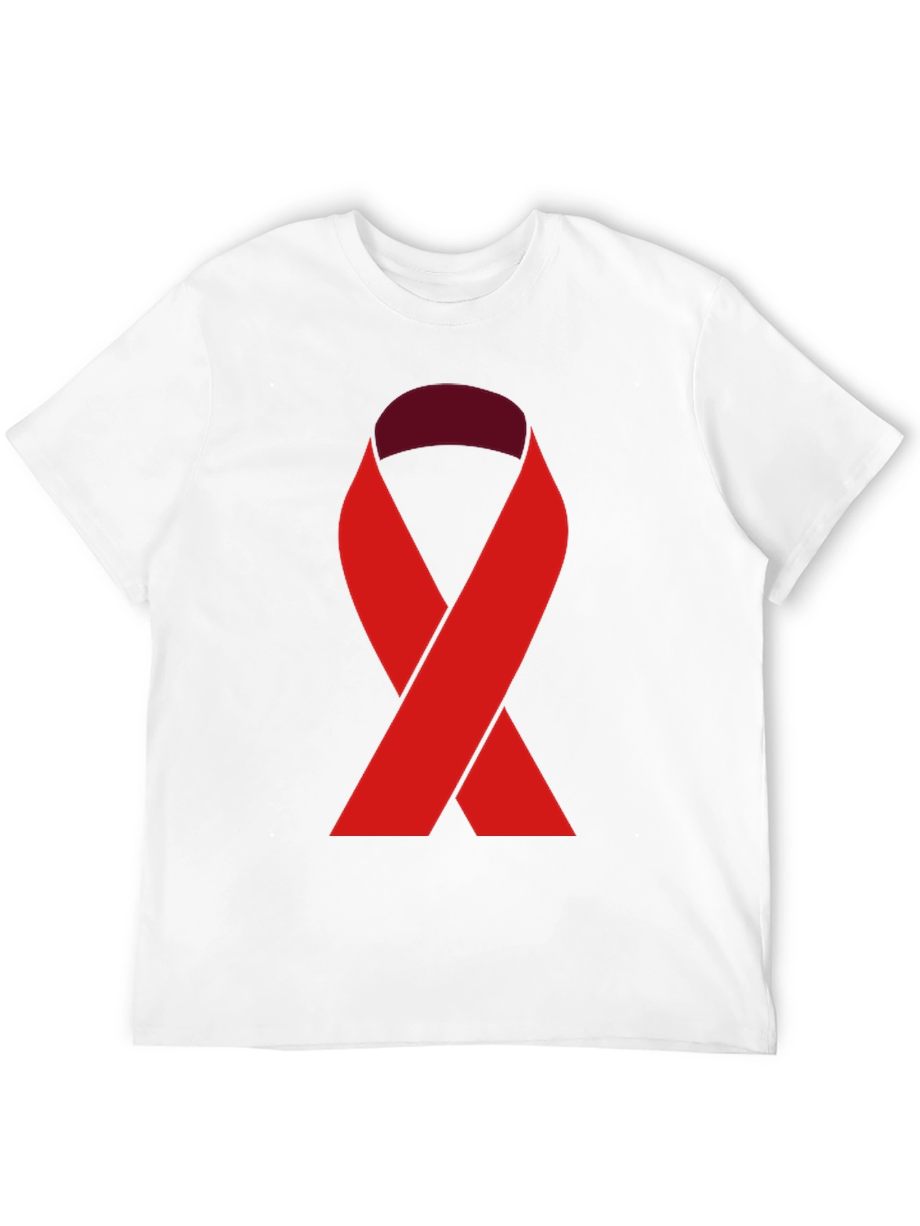 Red Ribbon Tee - Support Cause Awareness