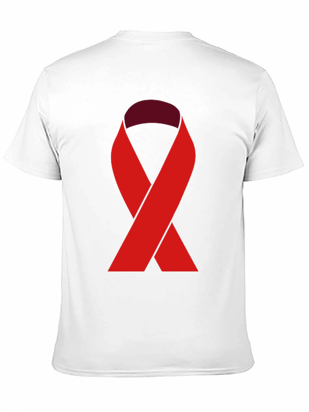 Red Ribbon Tee - Support Cause Awareness
