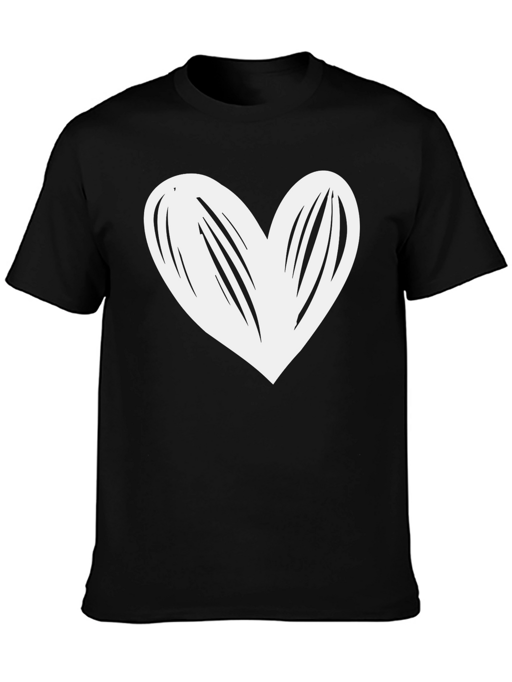 Black Heart Tee - Stylish Casual Wear