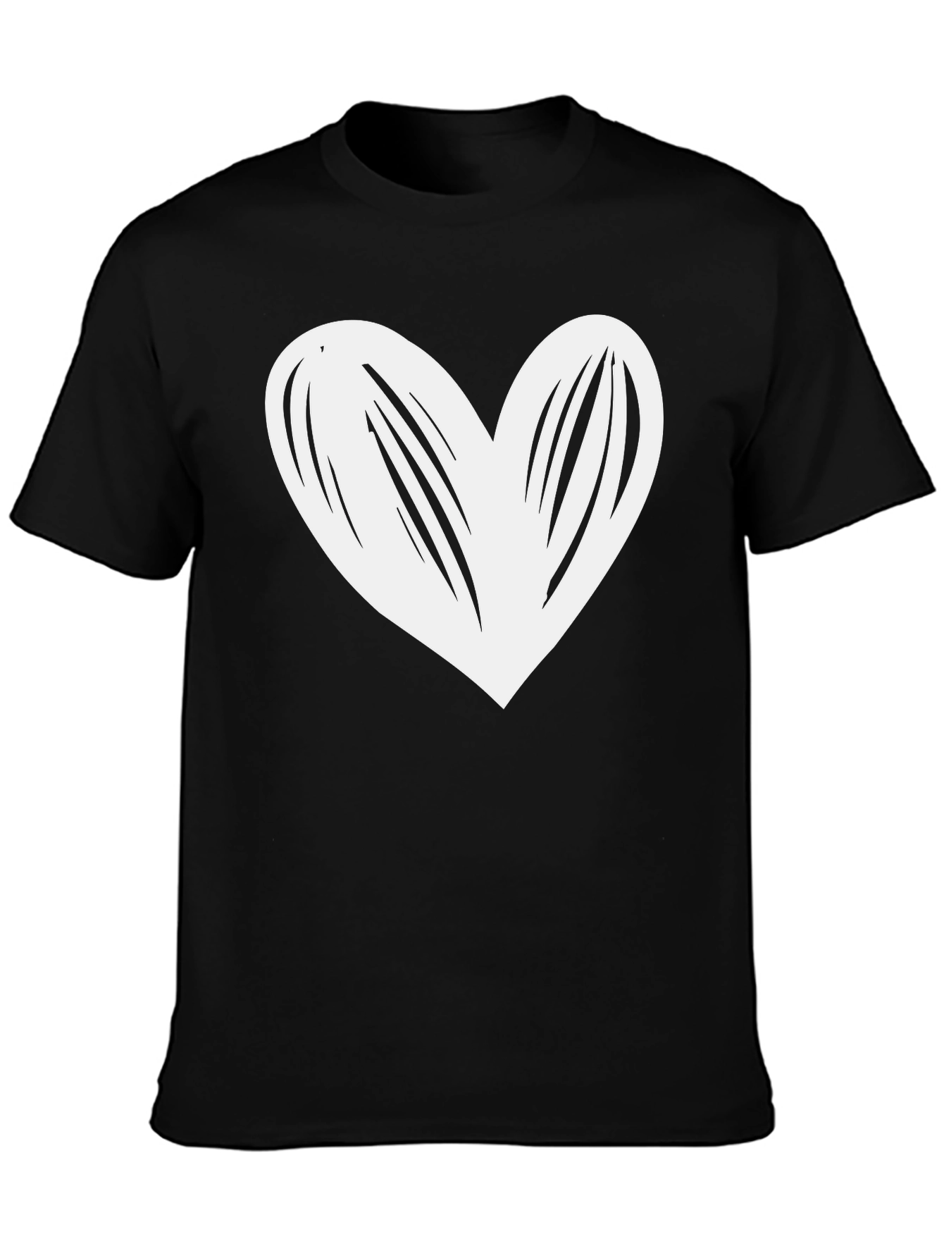 Black Heart Tee - Stylish Casual Wear