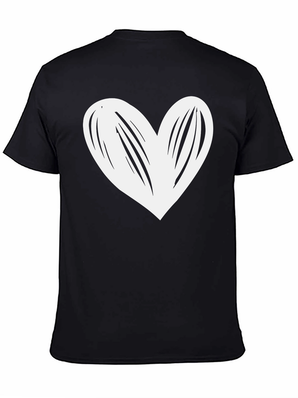 Black Heart Tee - Stylish Casual Wear