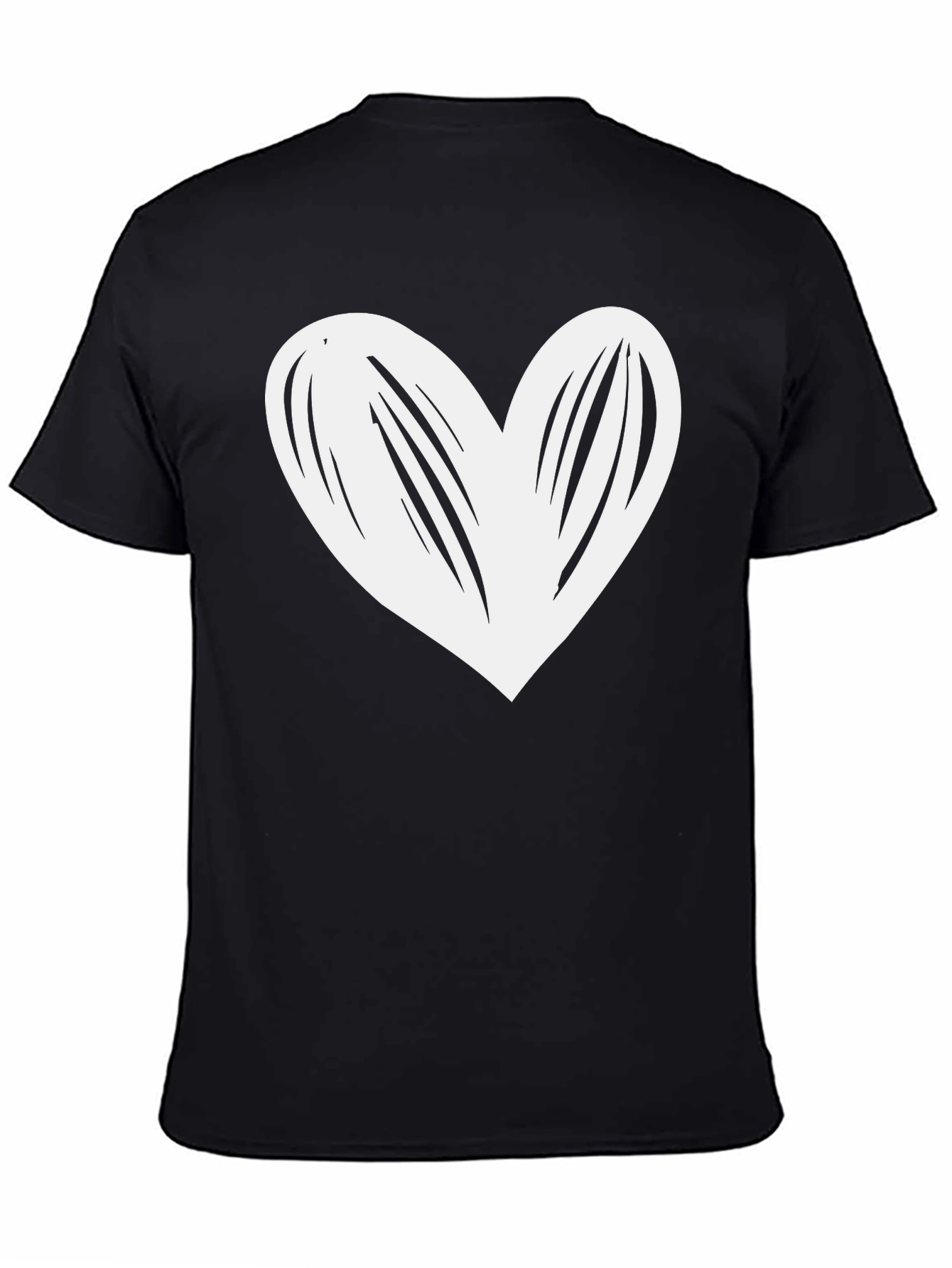 Black Heart Tee - Stylish Casual Wear