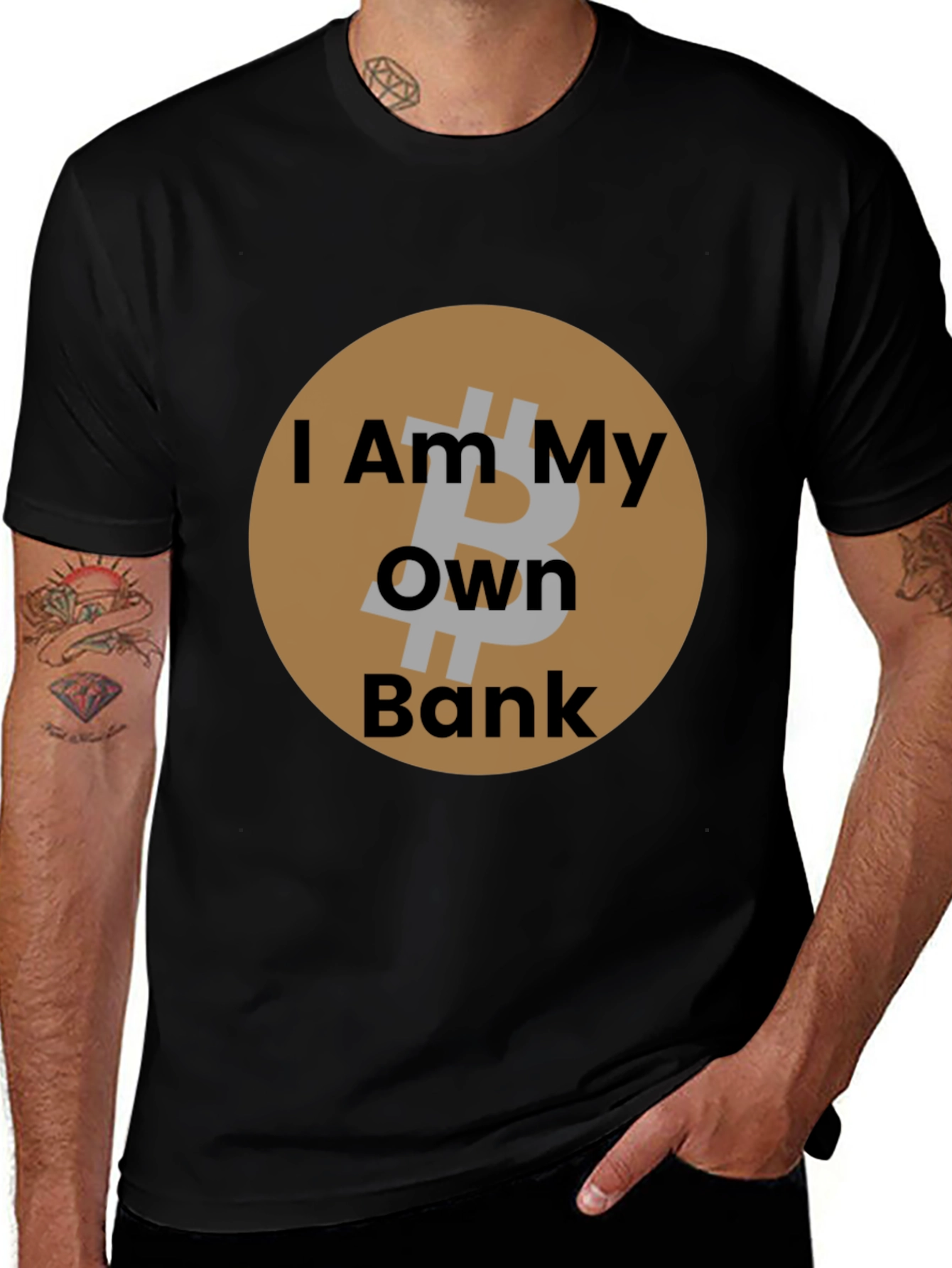 I Am My Own Bank Bitcoin Graphic Tee
