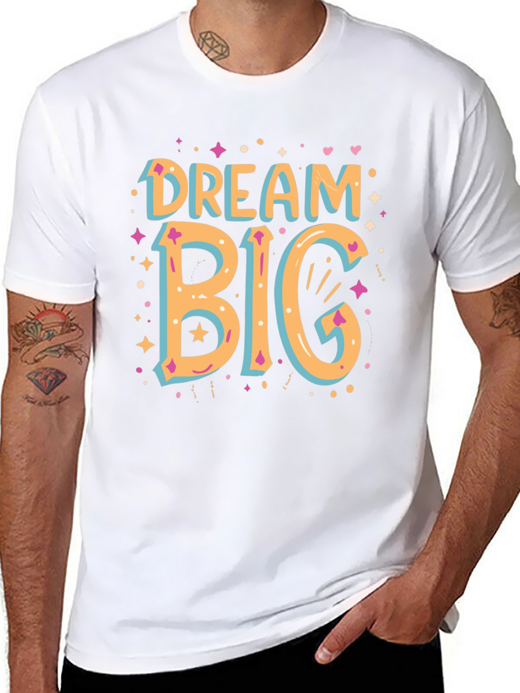 Dream Big Graphic Tee - Stylish Cotton Comfort