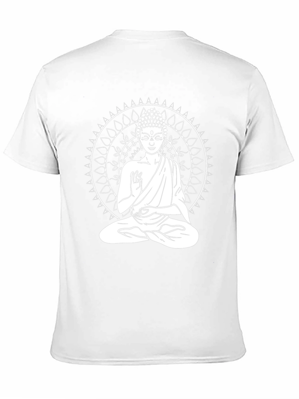 Buddha Mandala Graphic Tee - Black