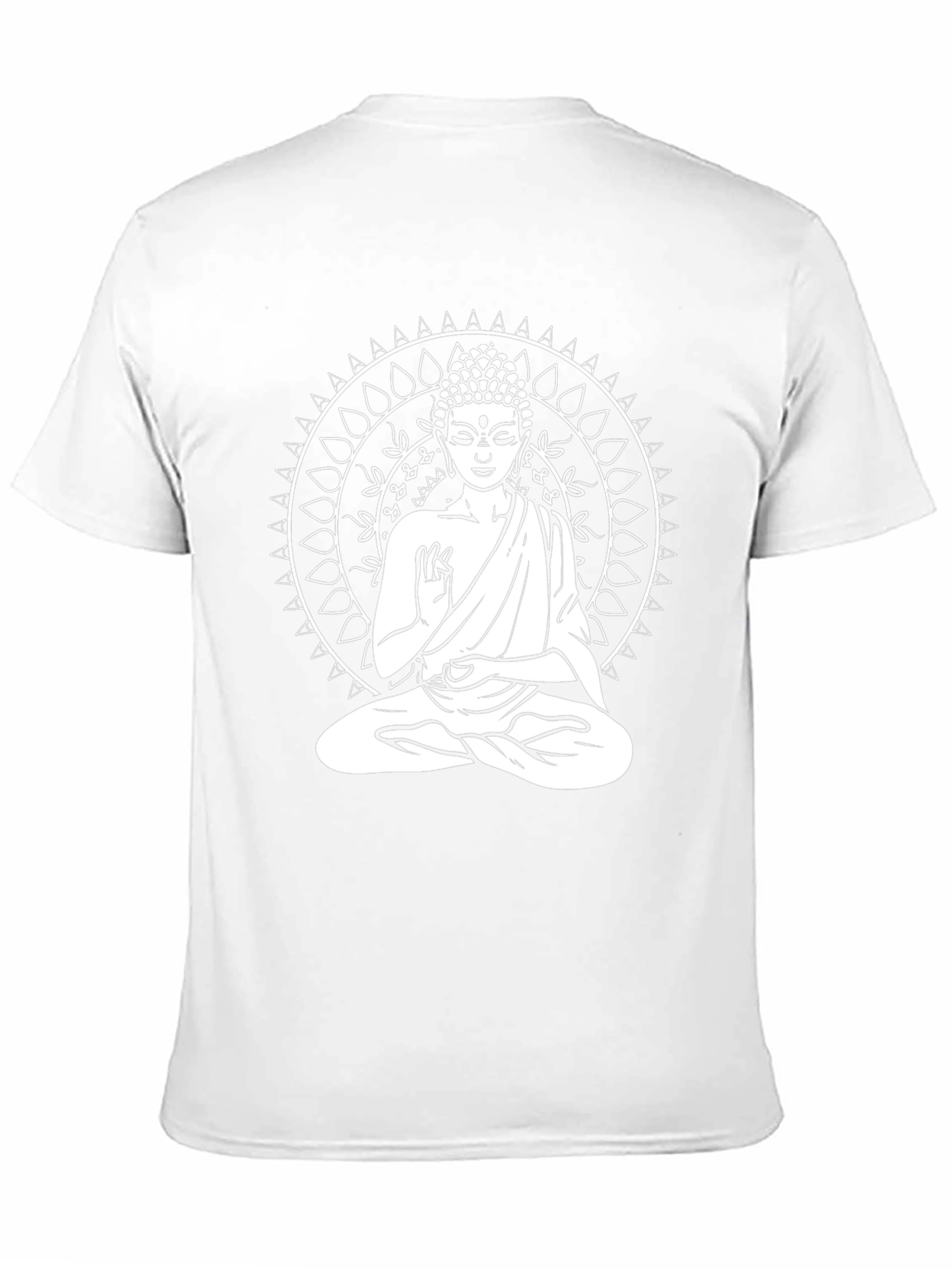 Buddha Mandala Graphic Tee - Black