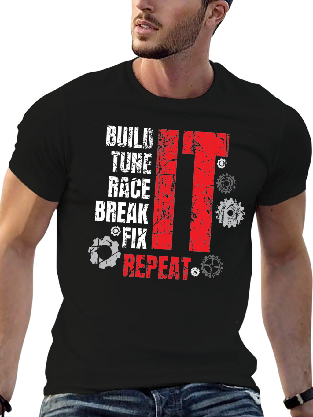 Build Tune Race Mechanic T-Shirt