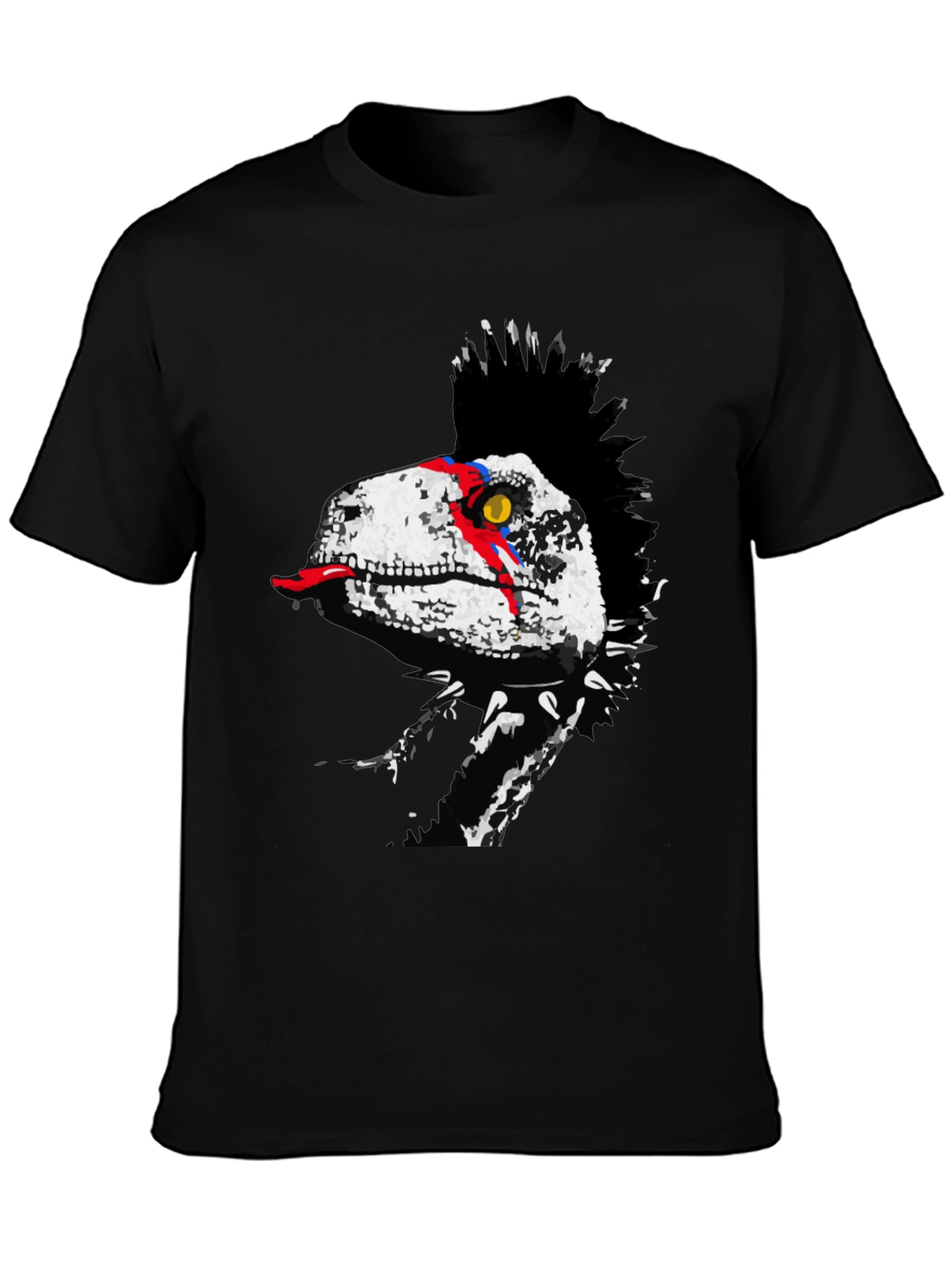 Punk Dino T-Shirt - Rock and Roll Raptor