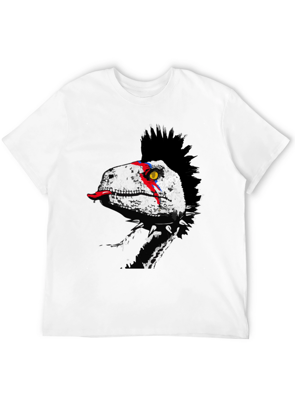Punk Dino T-Shirt - Rock and Roll Raptor