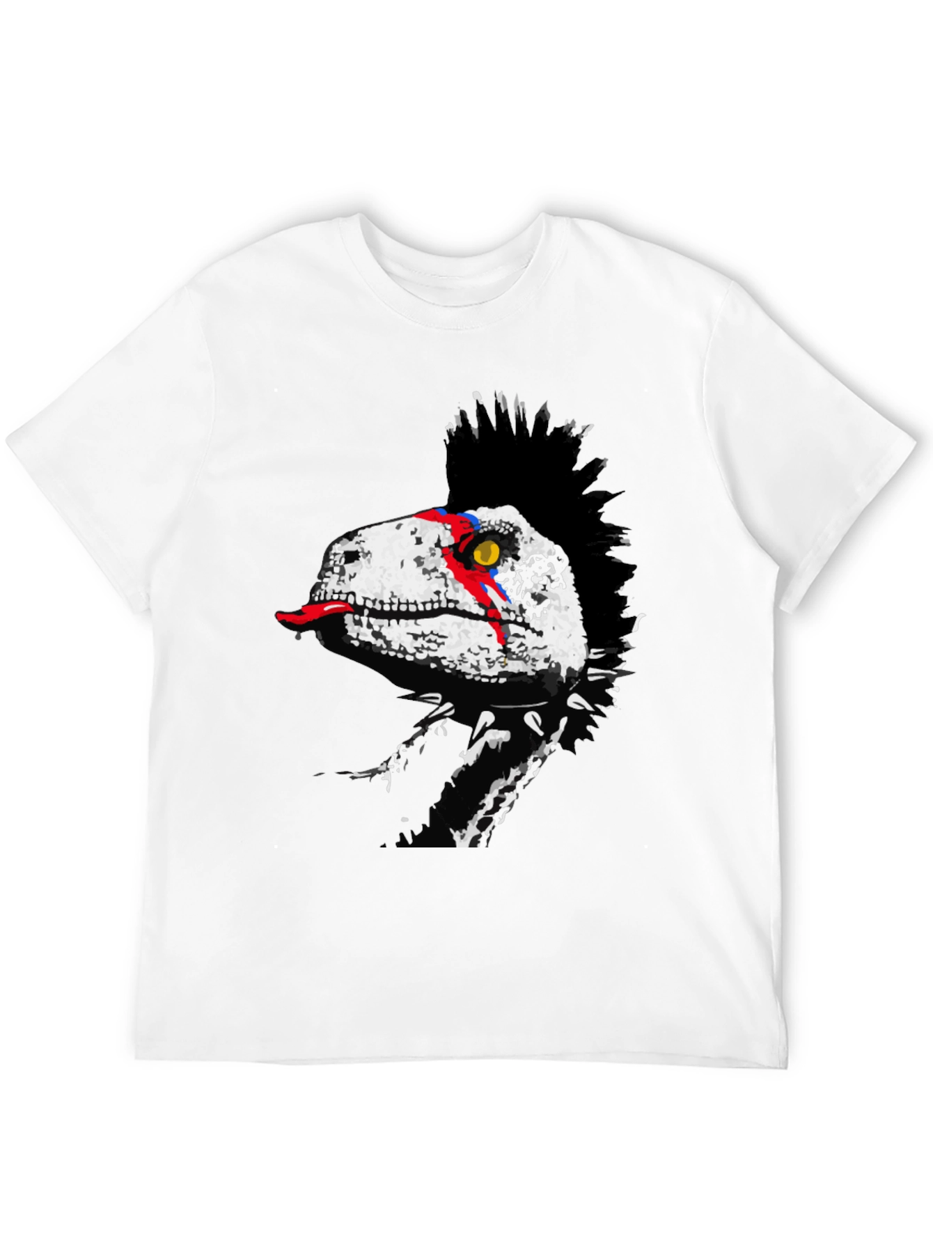 Punk Dino T-Shirt - Rock and Roll Raptor