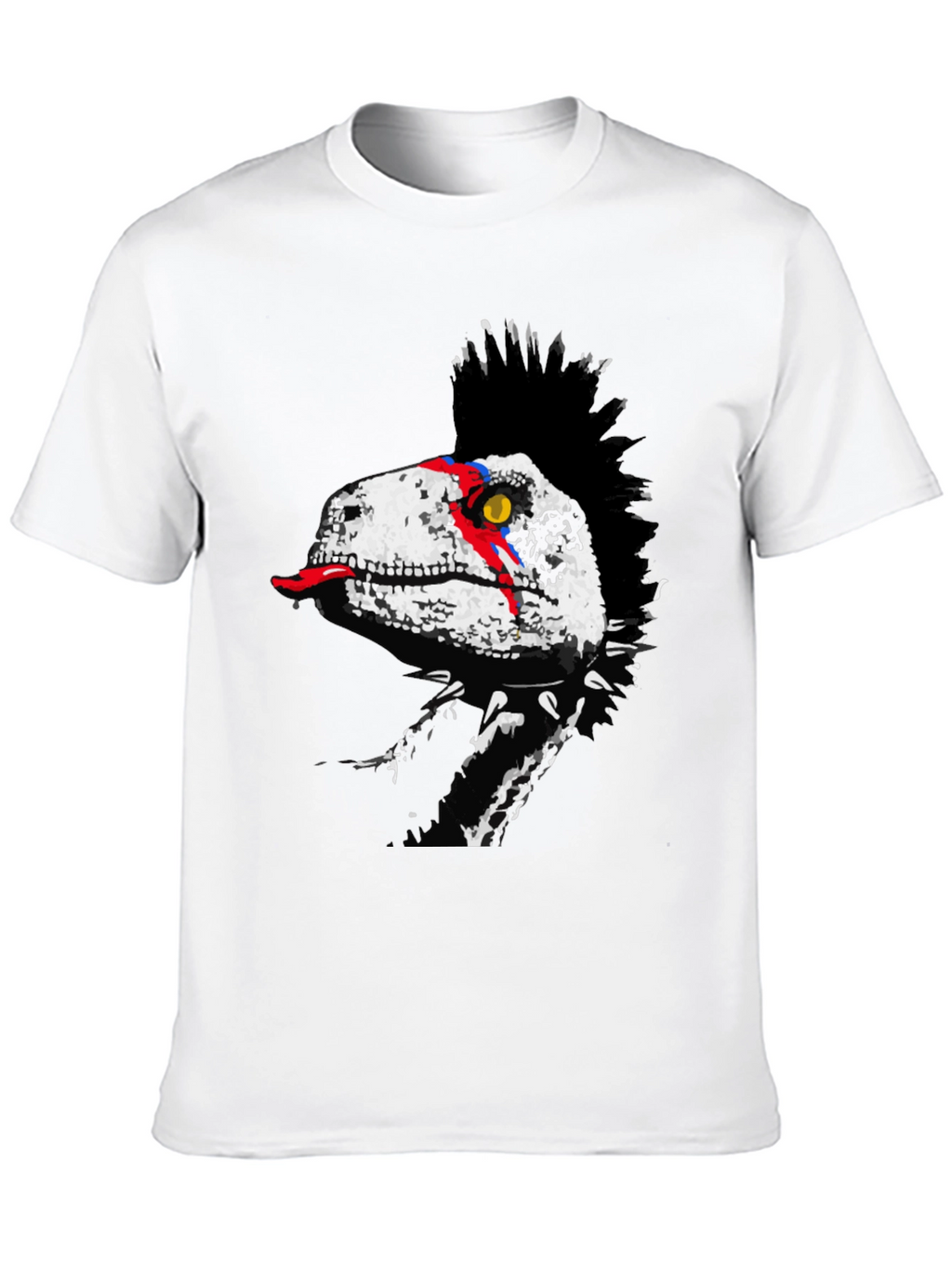 Punk Dino T-Shirt - Rock and Roll Raptor