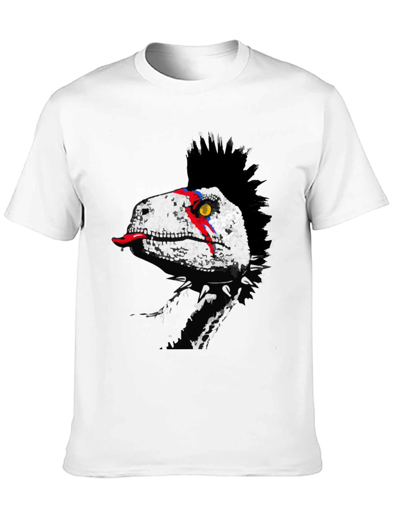 Punk Dino T-Shirt - Rock and Roll Raptor