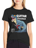 GuitarSaurus T-Shirt: Rock n Roll Dino Style!