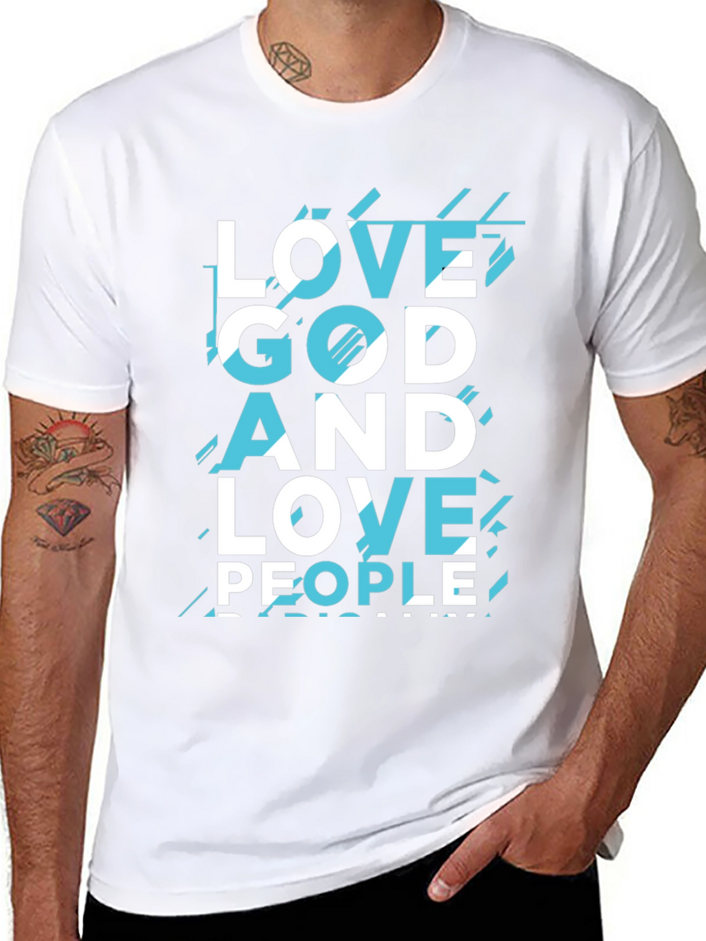 Love God and Love People Graphic Tee