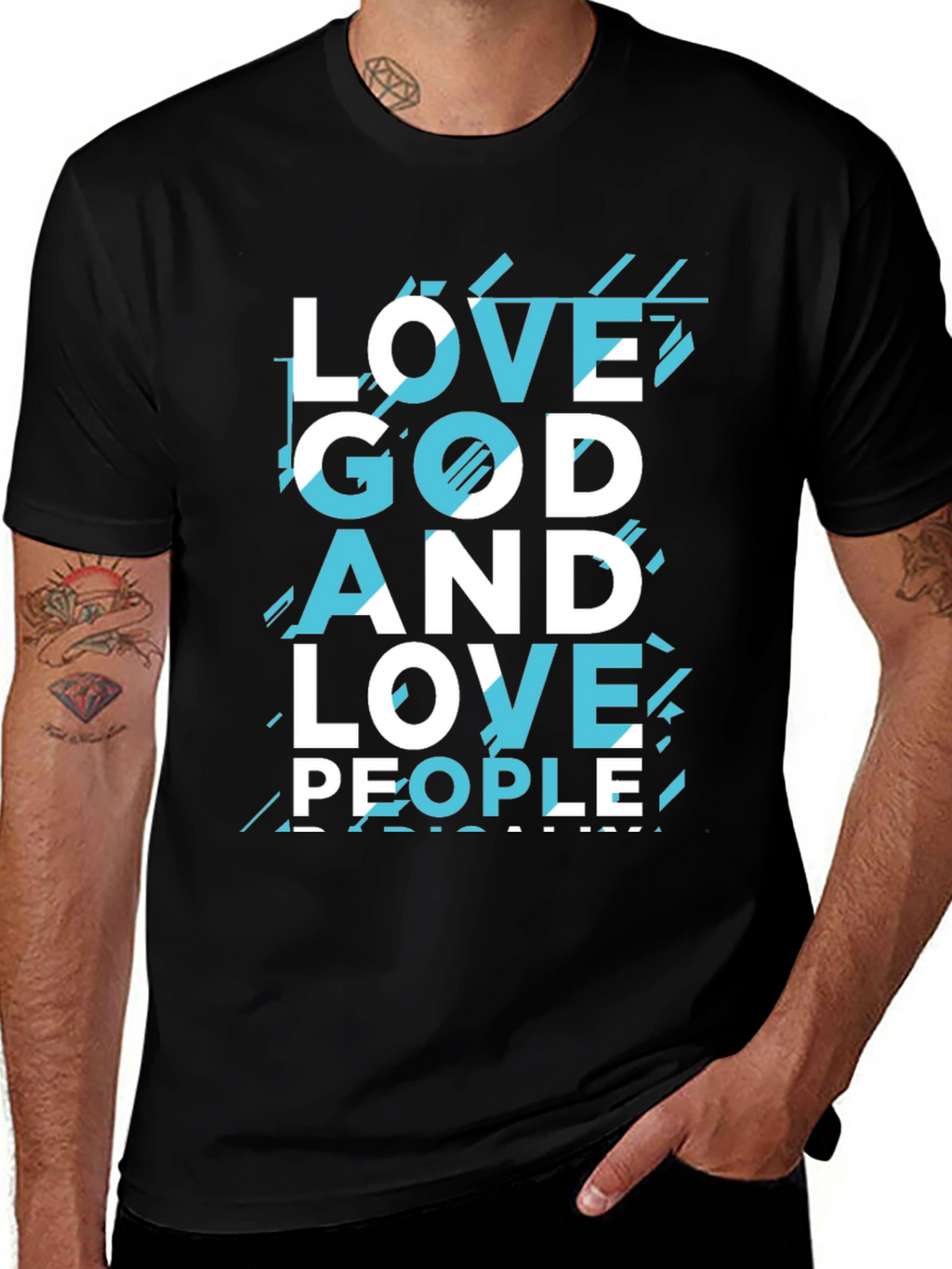 Love God and Love People Graphic Tee