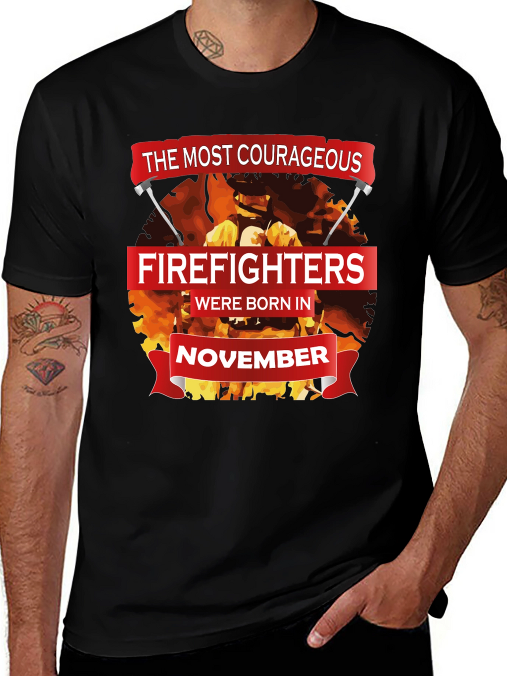 Courageous Firefighters November T-Shirt
