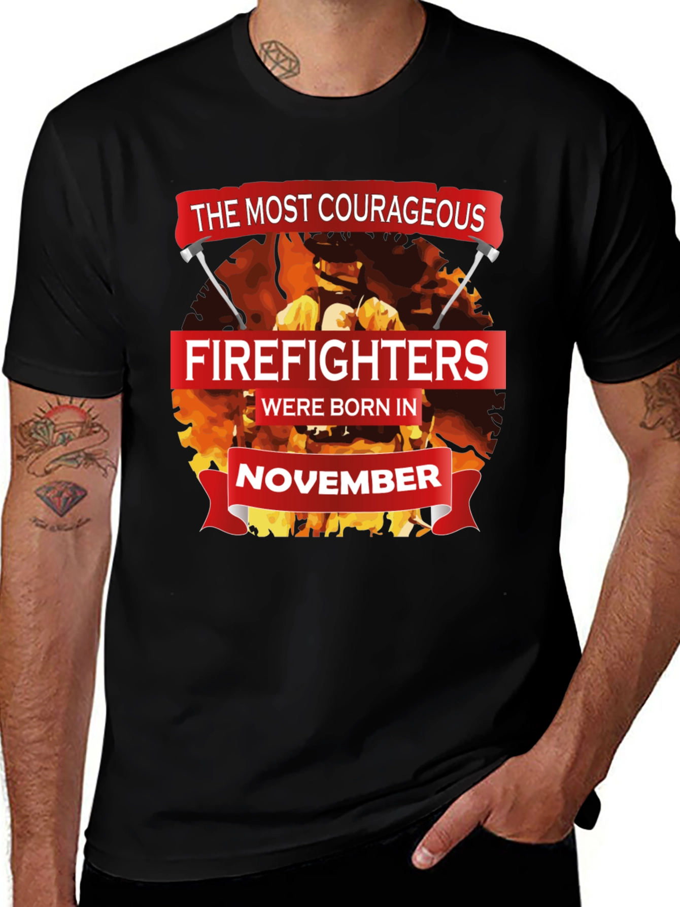 Courageous Firefighters November T-Shirt