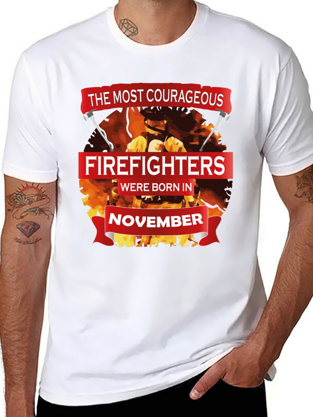 Courageous Firefighters November T-Shirt