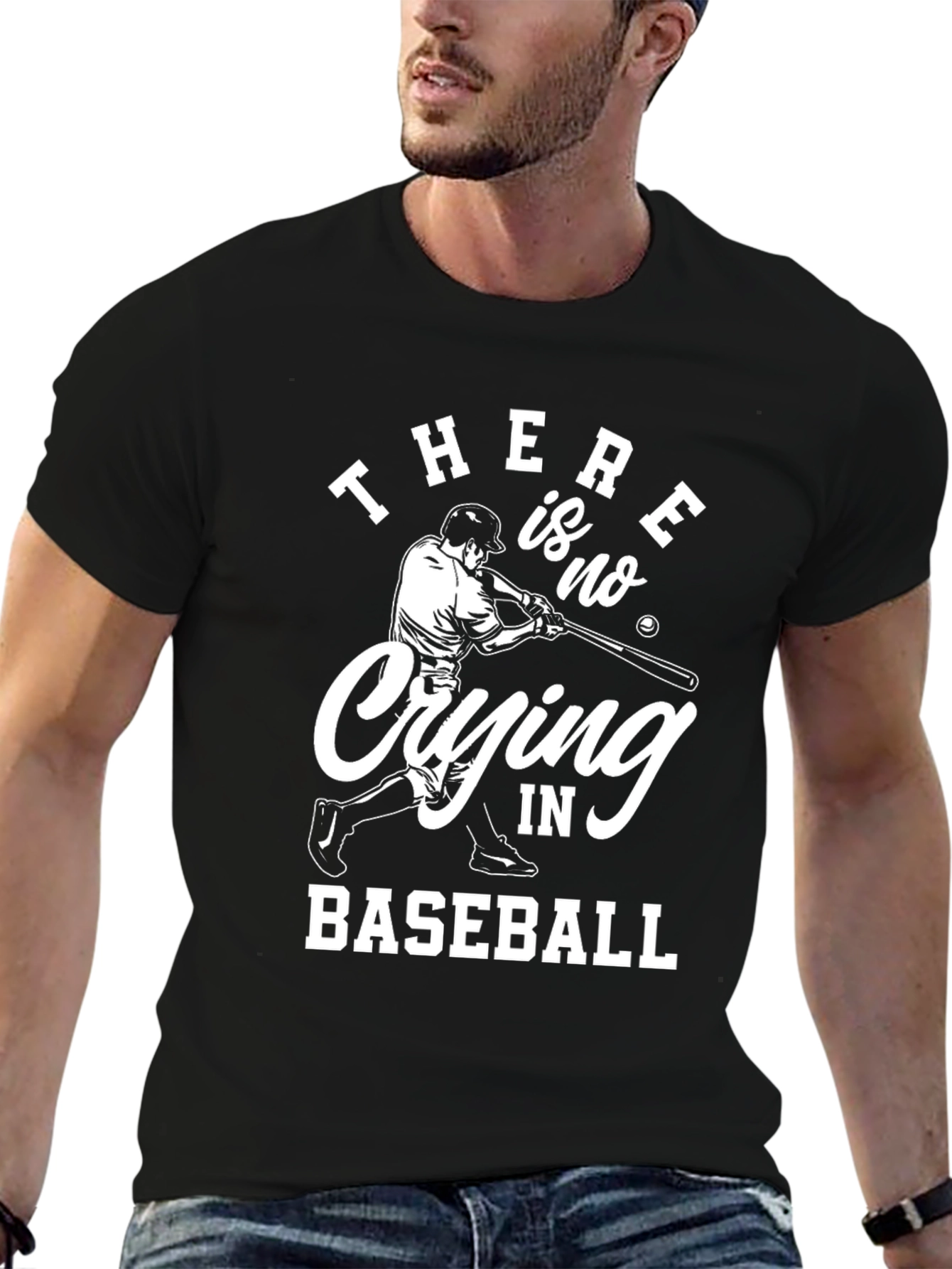 Baseball T-Shirt - There is no Crying in Baseball
