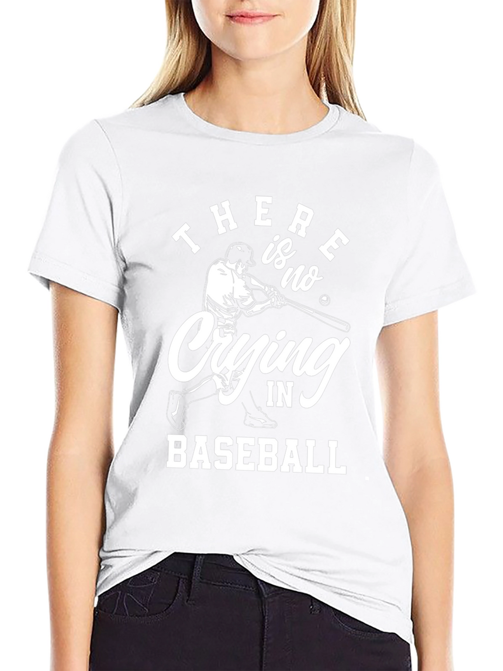 Baseball T-Shirt - There is no Crying in Baseball