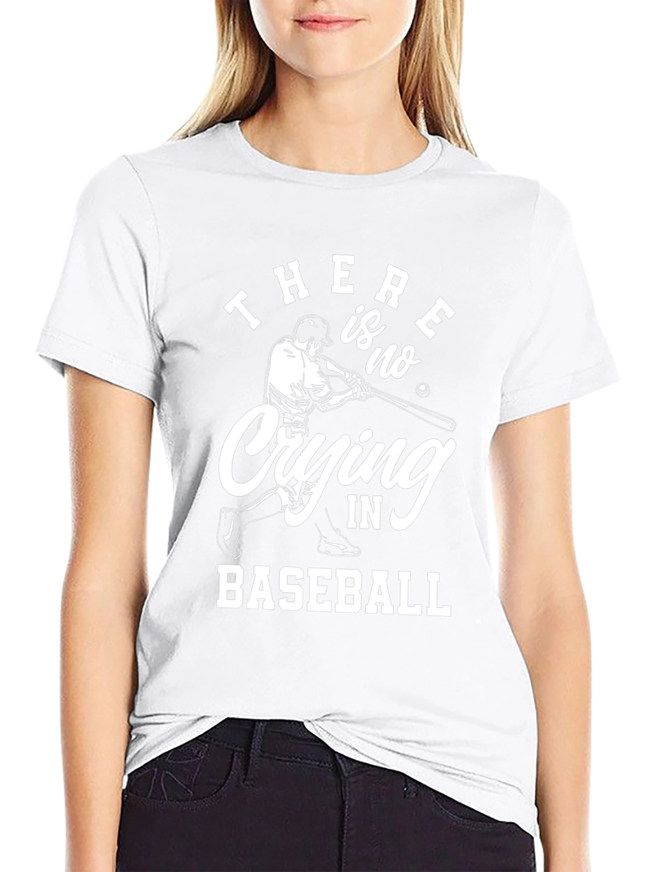 Baseball T-Shirt - There is no Crying in Baseball