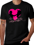 Horse & Rider Heart T-Shirt - Equestrian Love