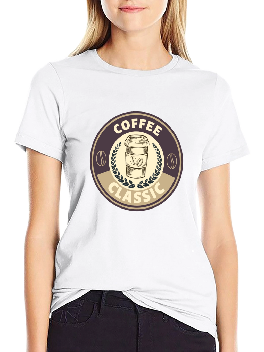 Classic Coffee Graphic Tee - Soft Cotton Blend