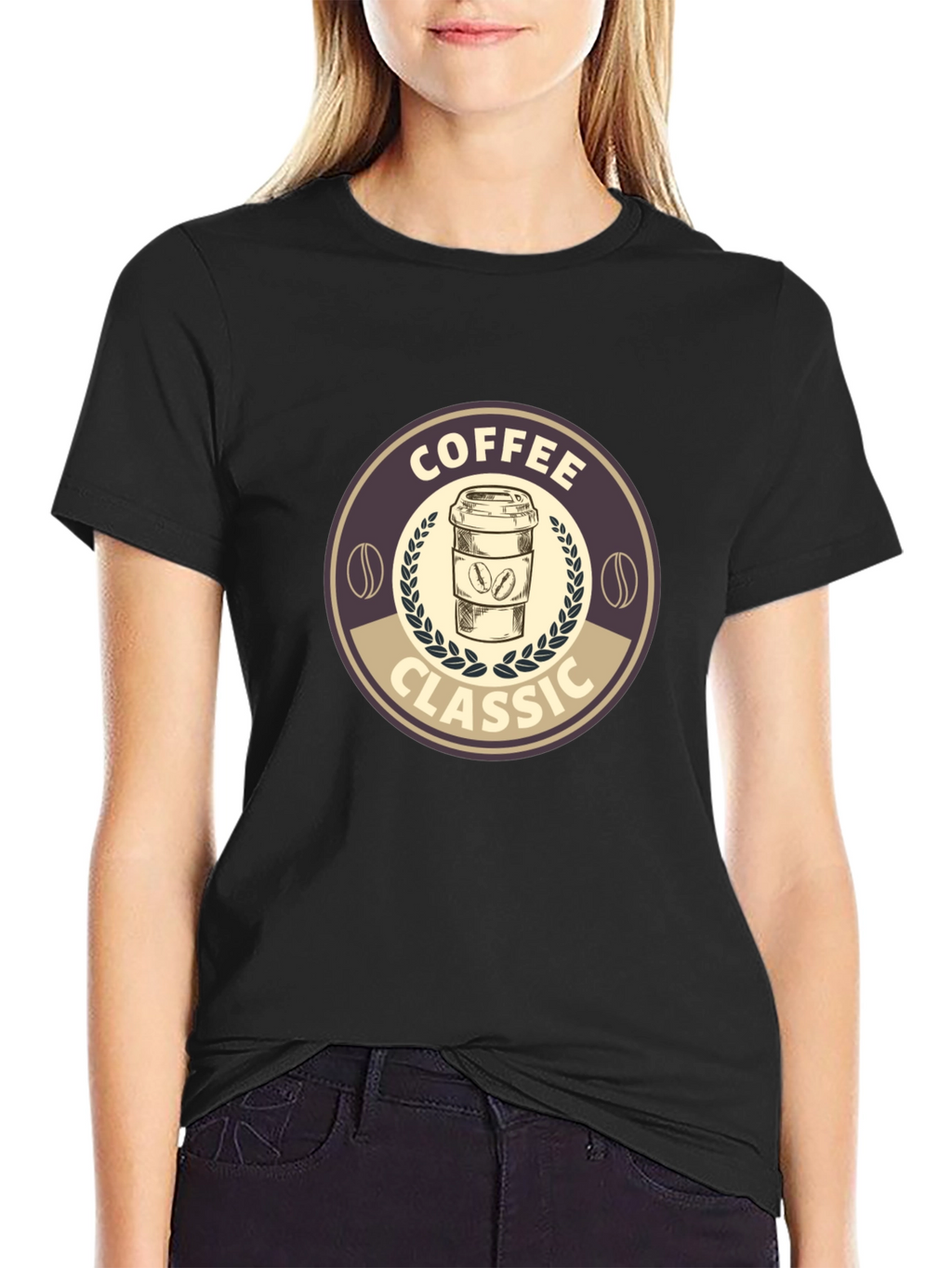 Classic Coffee Graphic Tee - Soft Cotton Blend