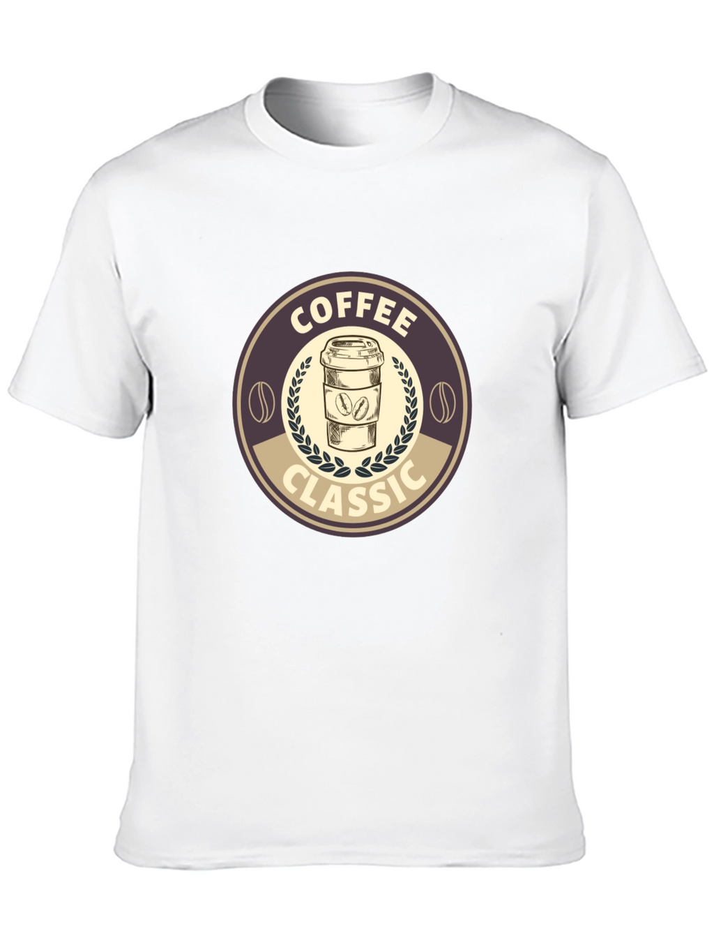 Classic Coffee Graphic Tee - Soft Cotton Blend