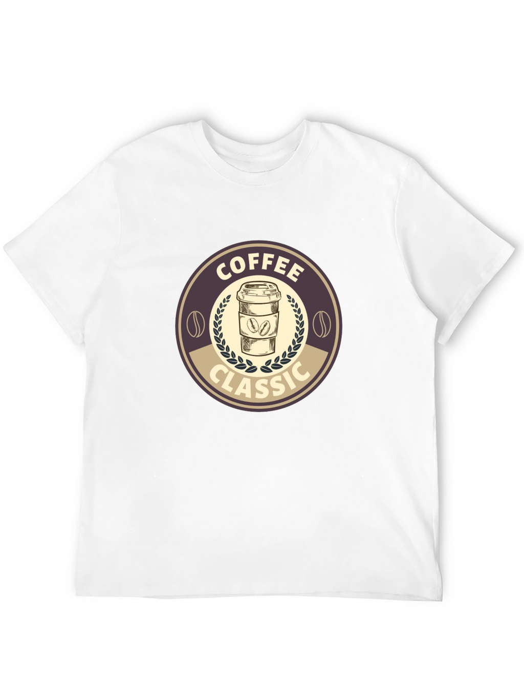 Classic Coffee Graphic Tee - Soft Cotton Blend
