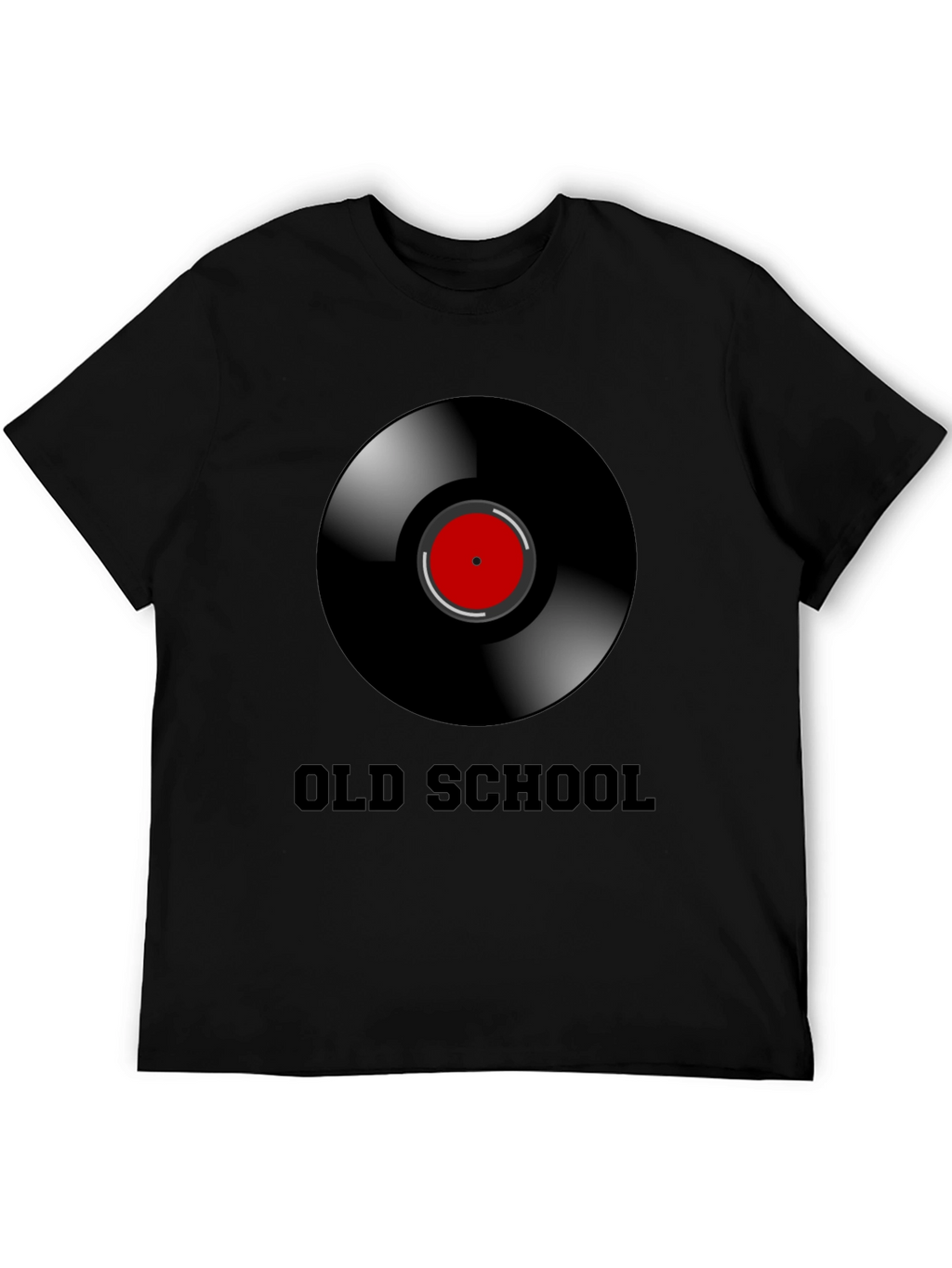 Old School Vinyl Record Graphic T-Shirt