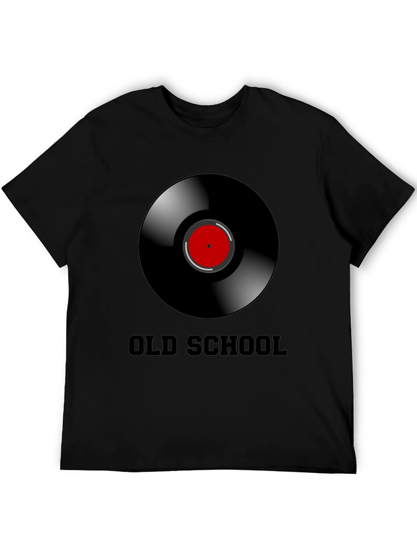 Old School Vinyl Record Graphic T-Shirt