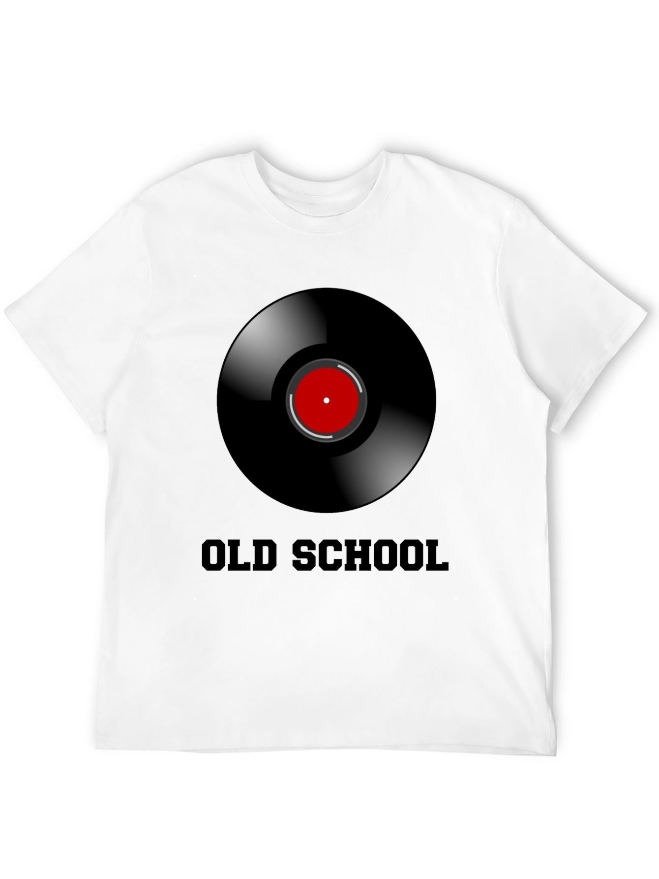Old School Vinyl Record Graphic T-Shirt
