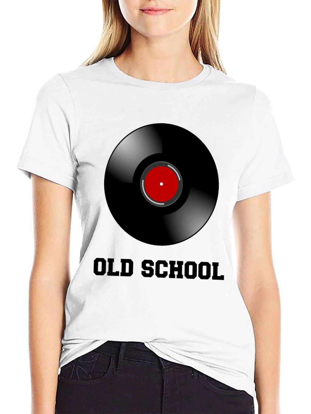 Old School Vinyl Record Graphic T-Shirt