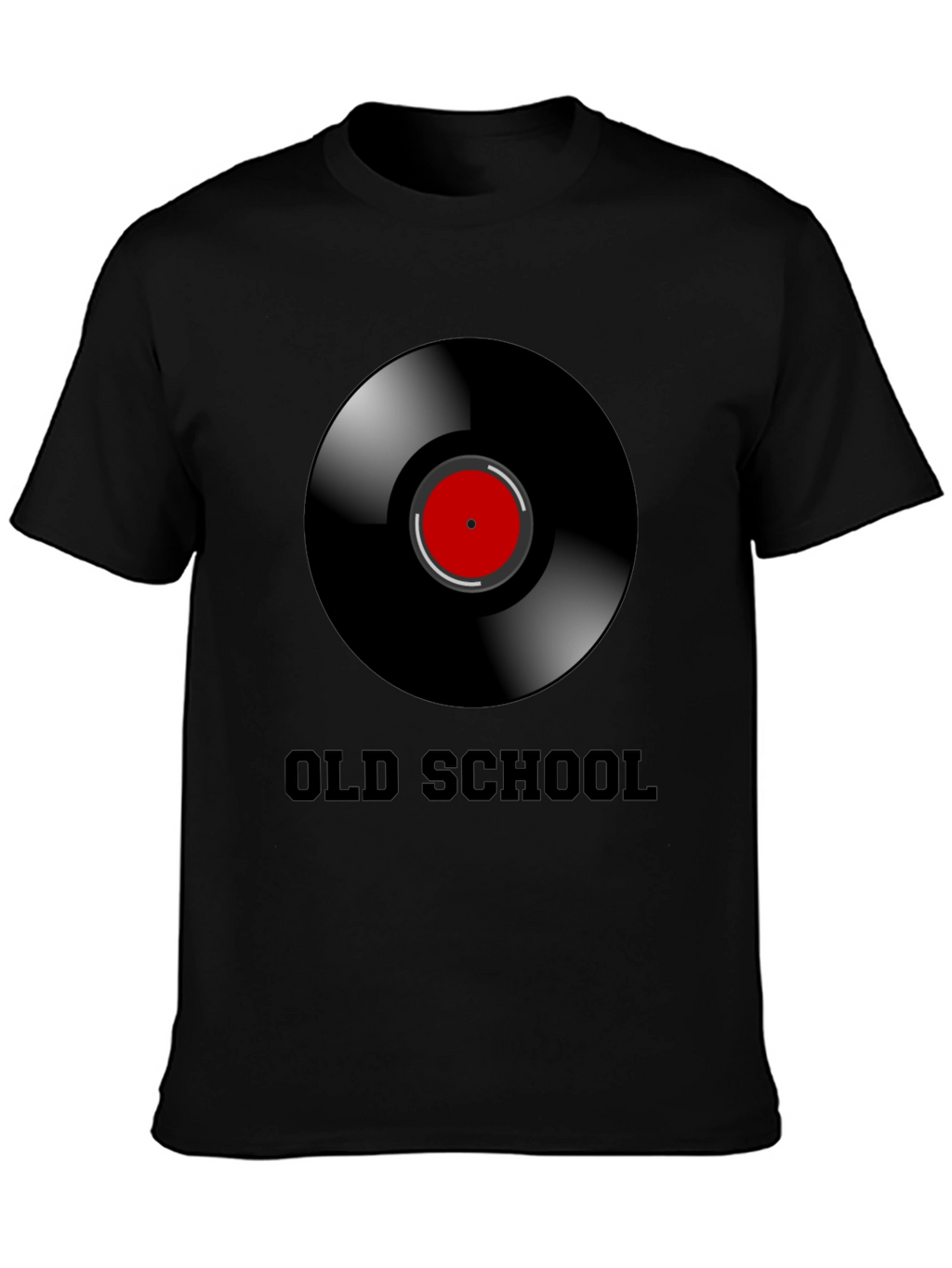 Old School Vinyl Record Graphic T-Shirt