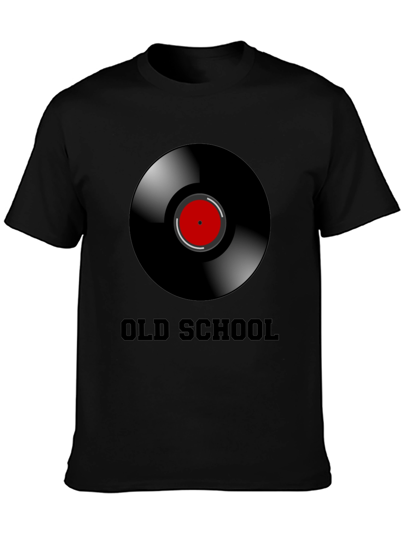 Old School Vinyl Record Graphic T-Shirt