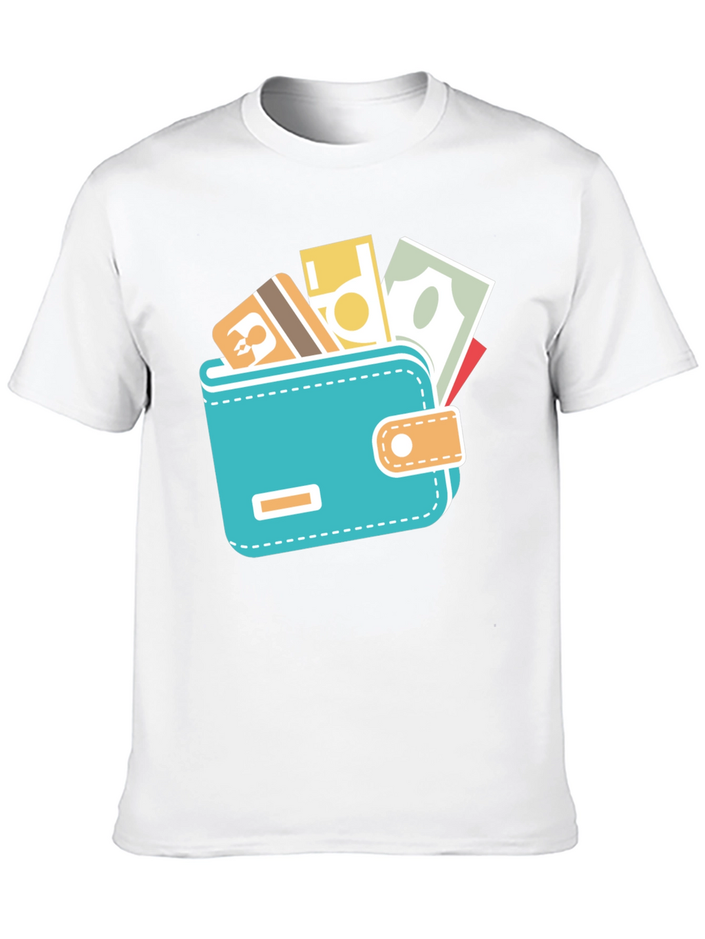 Wallet Graphic Black Tee