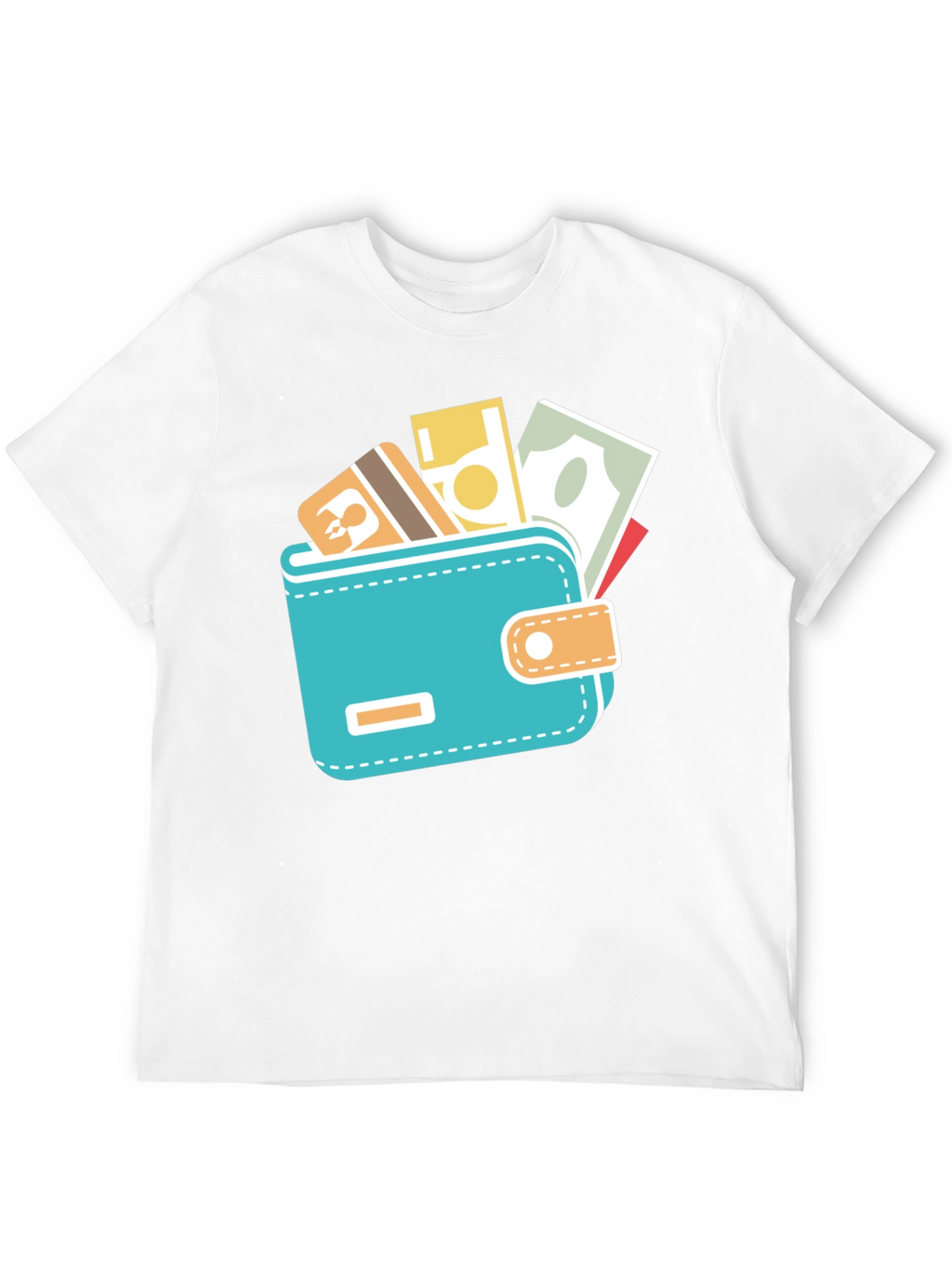 Wallet Graphic Black Tee