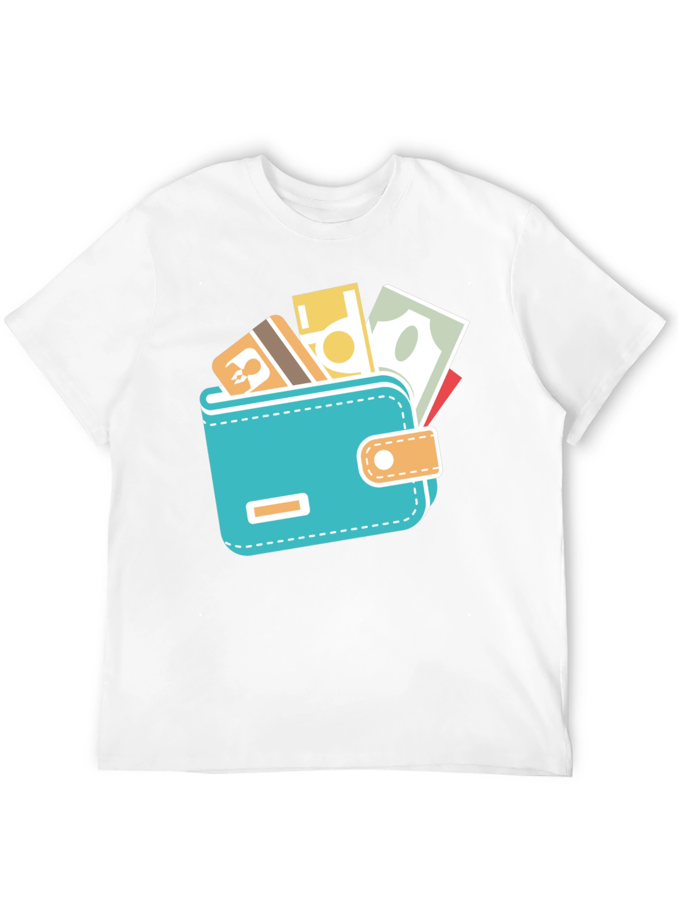 Wallet Graphic Black Tee