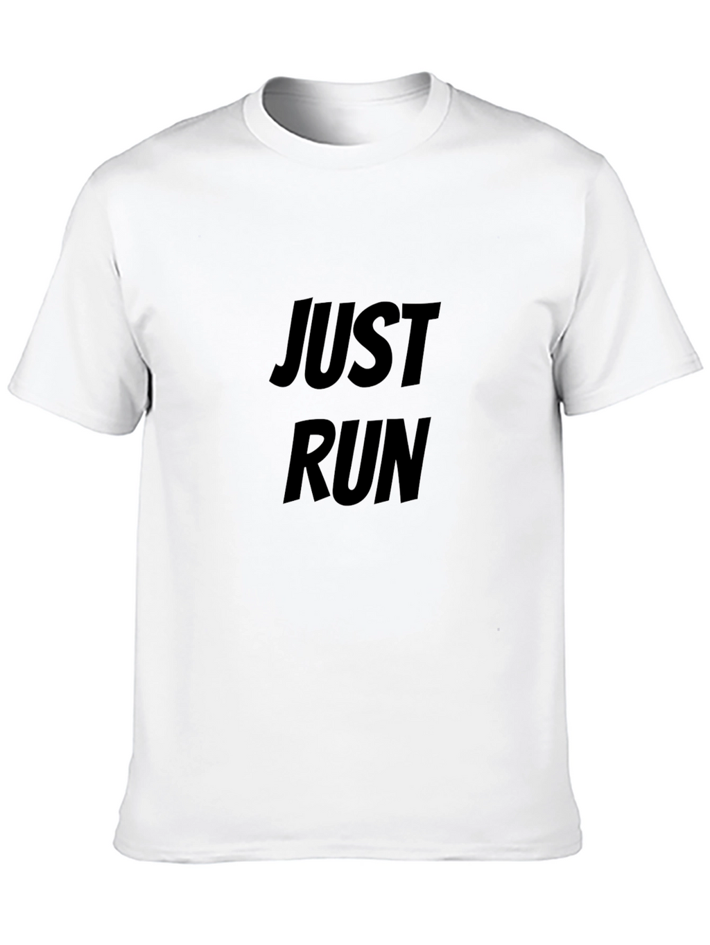 Just Run Black T-Shirt