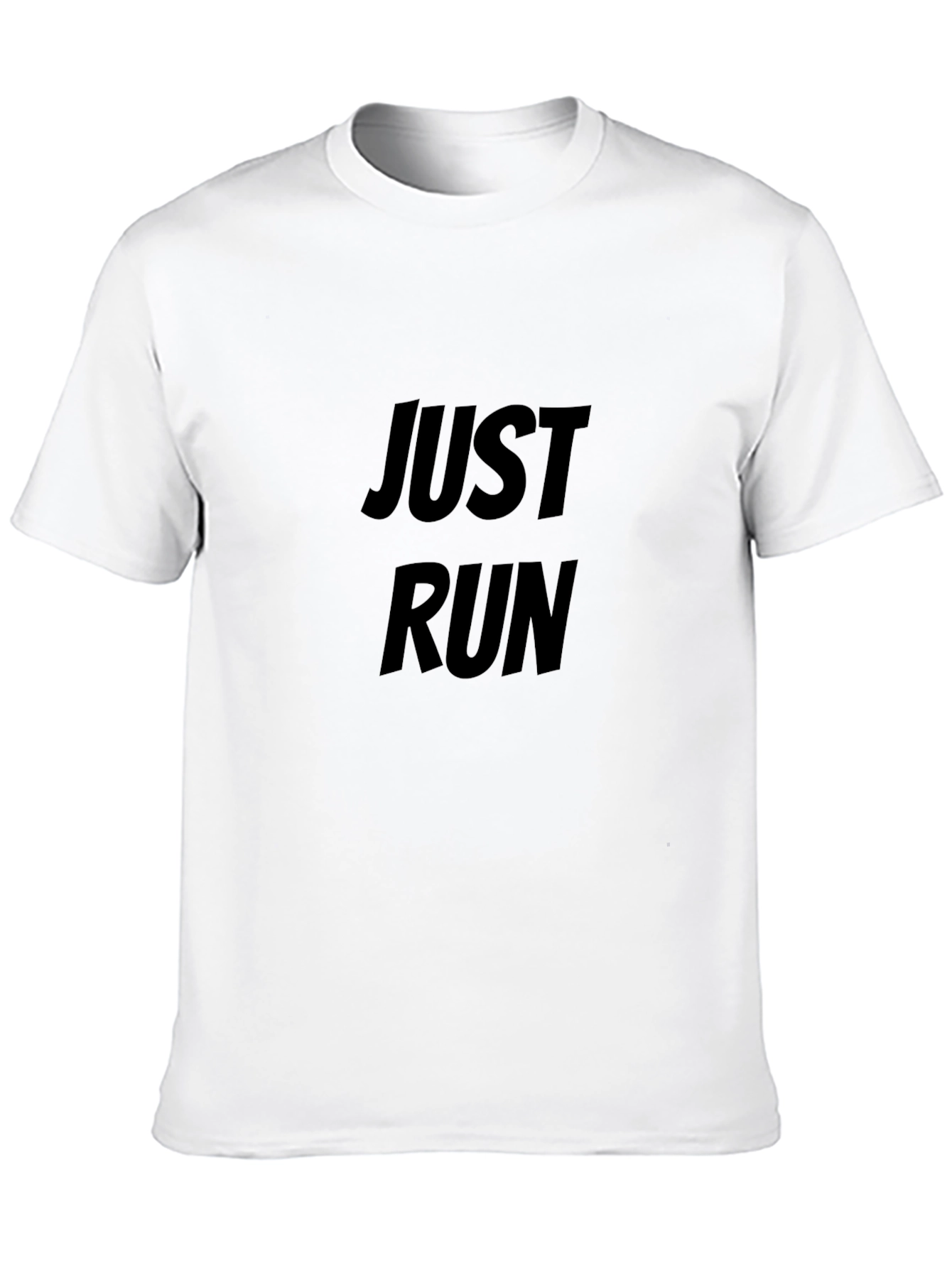 Just Run Black T-Shirt