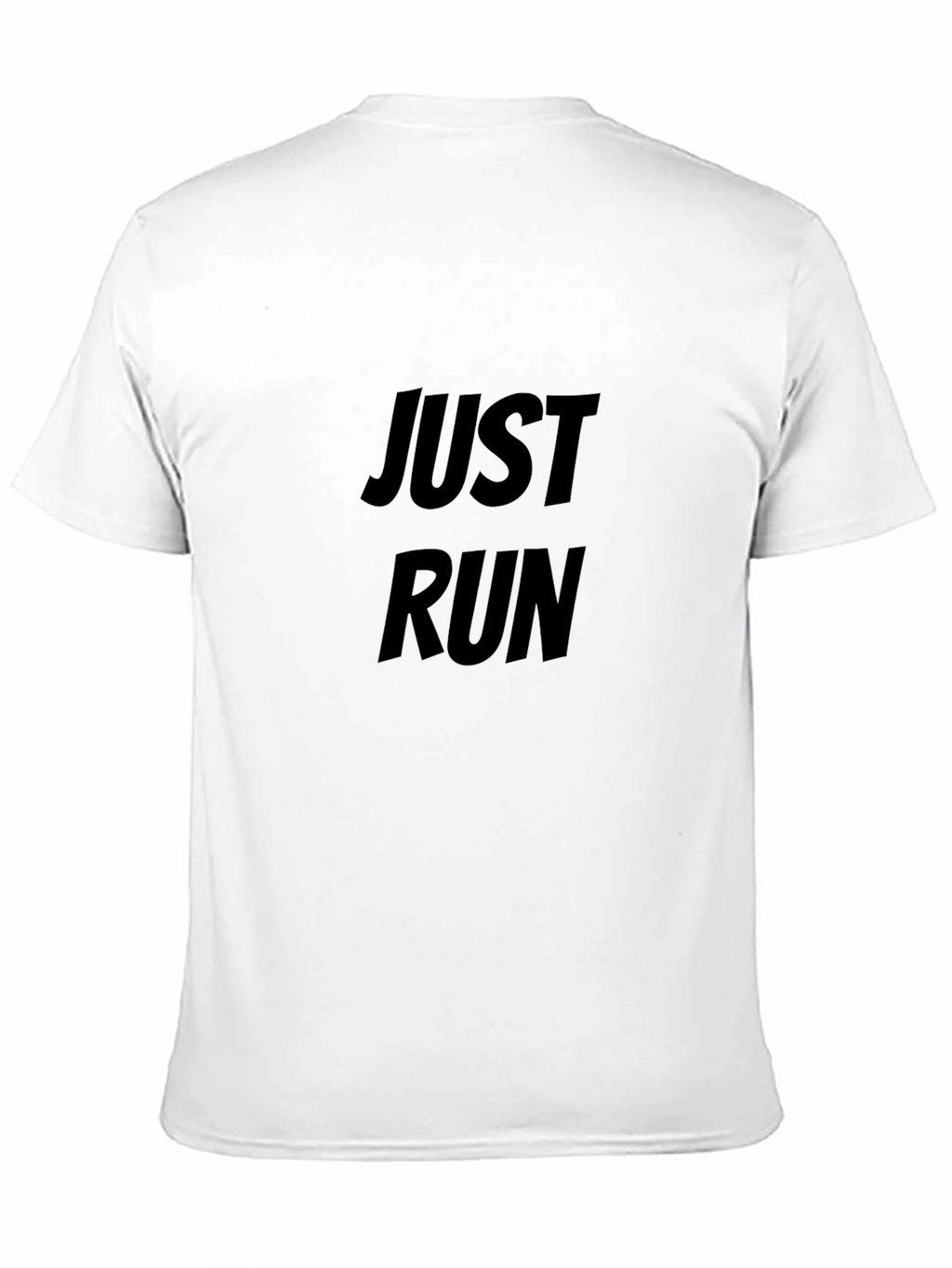 Just Run Black T-Shirt