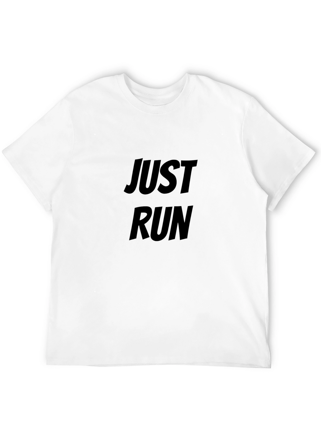 Just Run Black T-Shirt