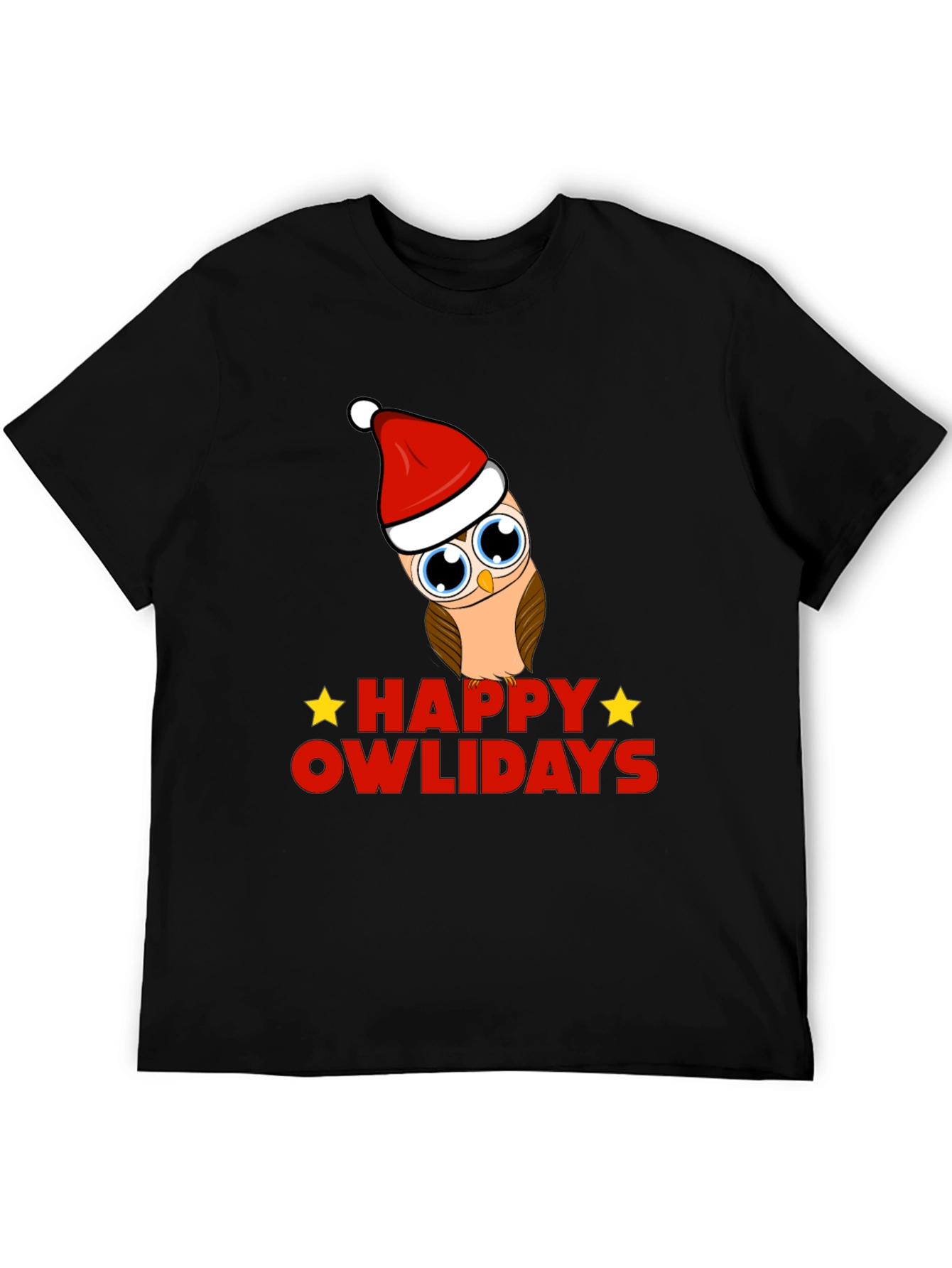 Happy Owlidays Holiday Graphic T-Shirt