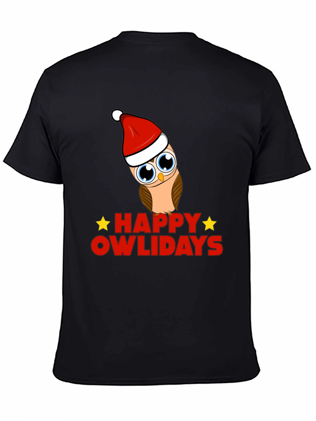 Happy Owlidays Holiday Graphic T-Shirt