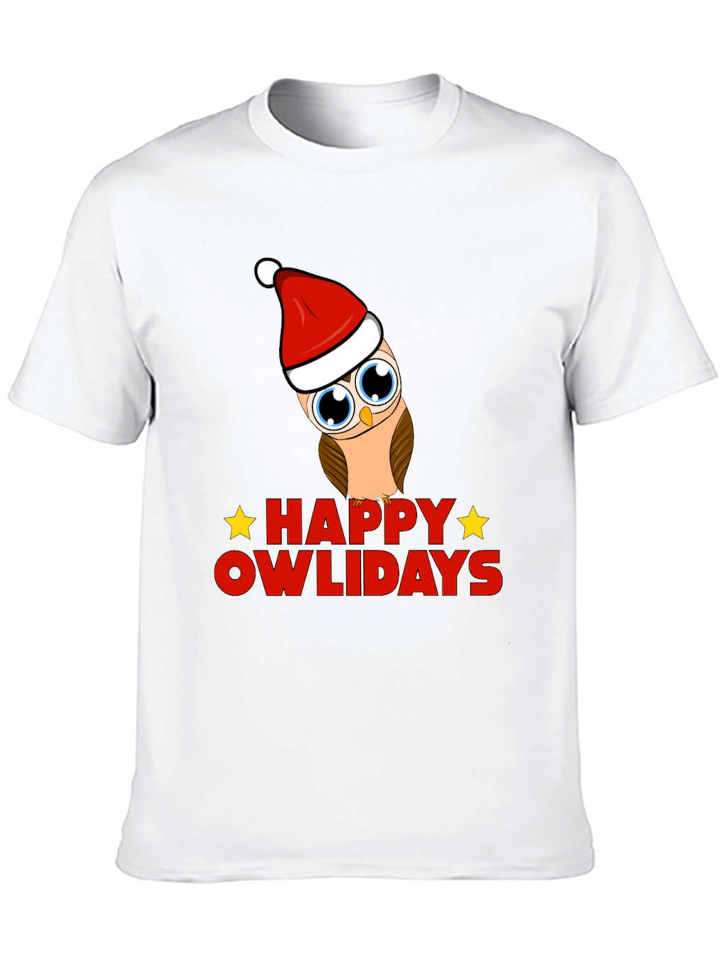 Happy Owlidays Holiday Graphic T-Shirt