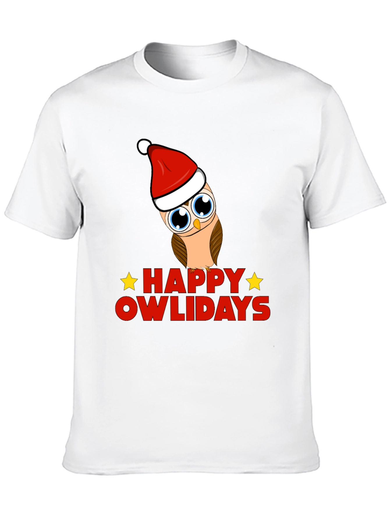 Happy Owlidays Holiday Graphic T-Shirt