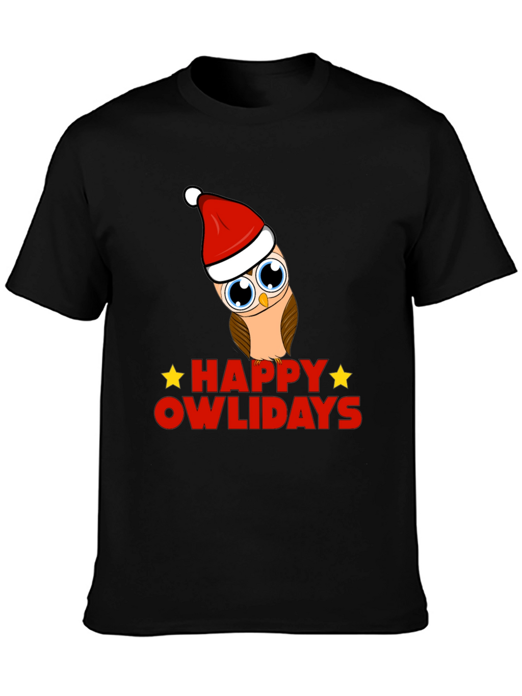 Happy Owlidays Holiday Graphic T-Shirt