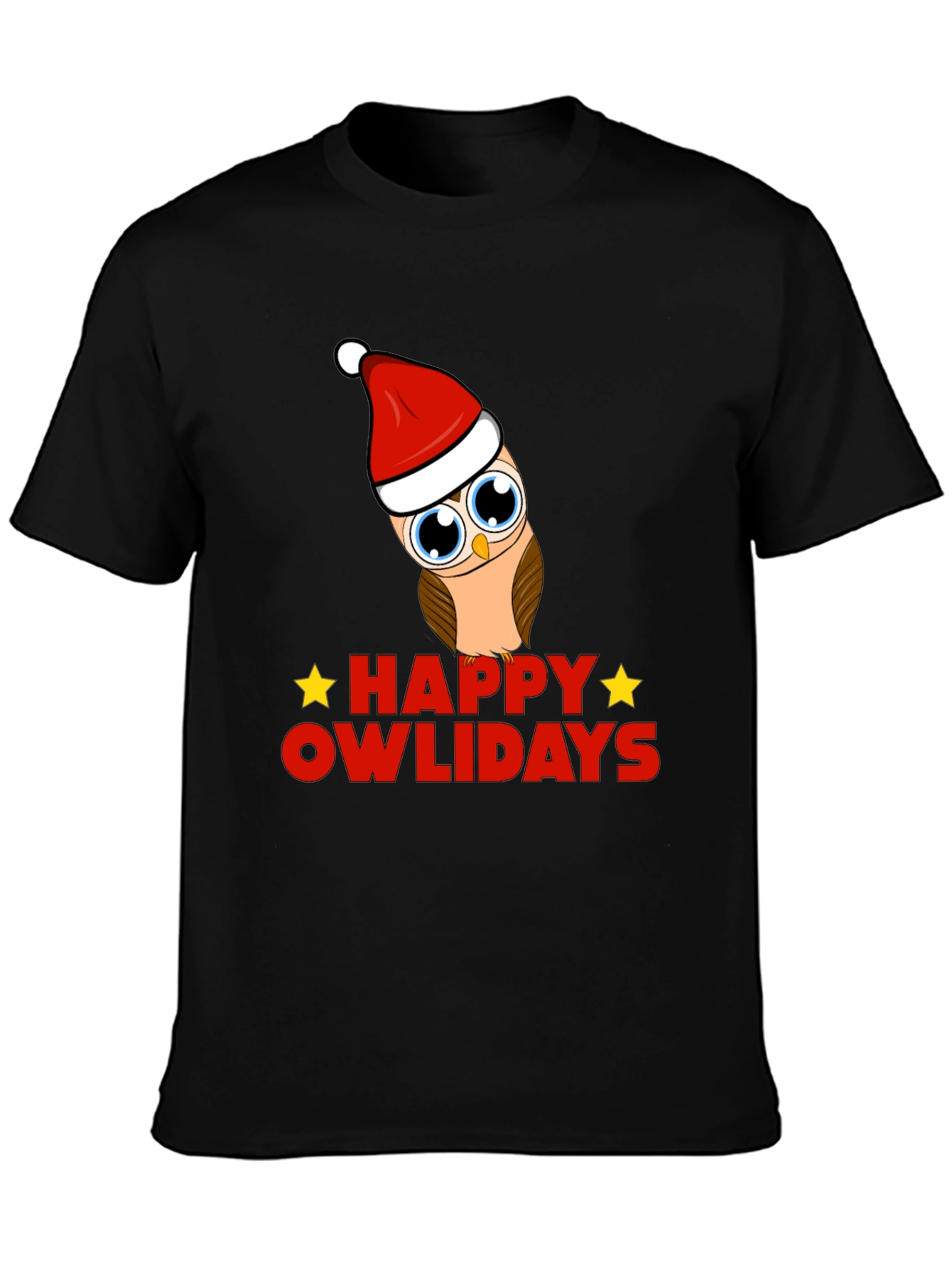 Happy Owlidays Holiday Graphic T-Shirt
